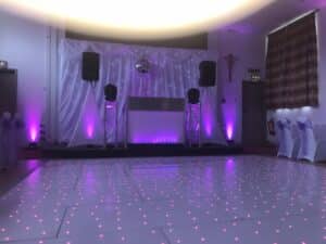 White Starlit Dance Floor Redditch